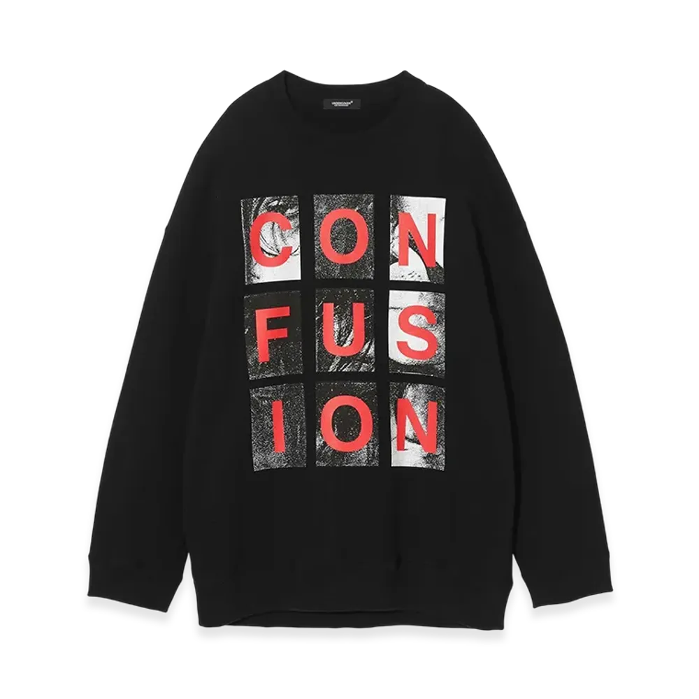 UNDERCOVER Cotton Sweat Big Pullover "Black"