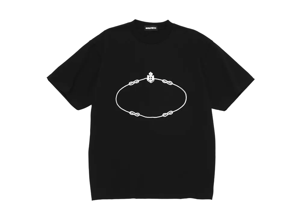 GOD SELECTION XXX Oval Rope Logo Tee GX-S26-ST-11 "Black"