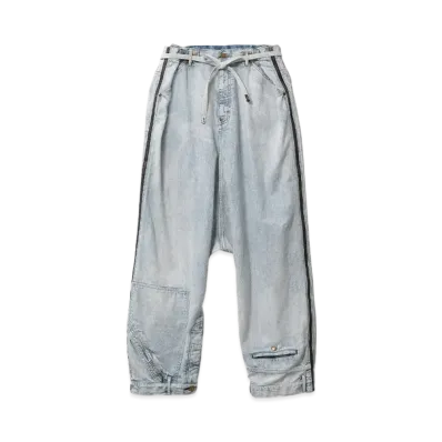 beautiful people x Lee Double-end Denim 91-B/logger Pants "Bleach"