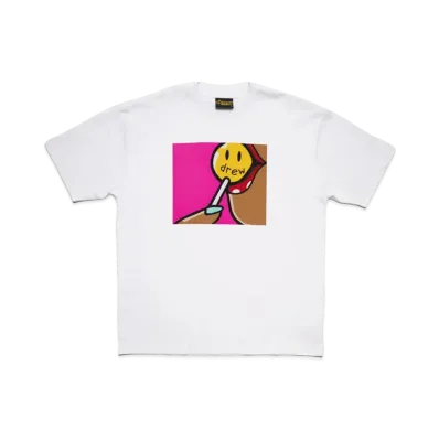 drew house sweet tooth ss tee "White"