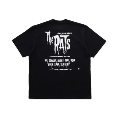 RATS Tee "Black White"