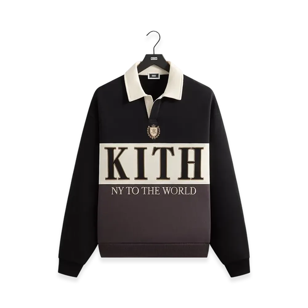Kith Nelson Rugby Pullover "Black"