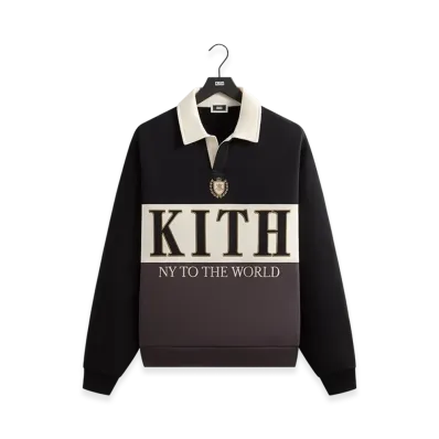 Kith Nelson Rugby Pullover "Black"