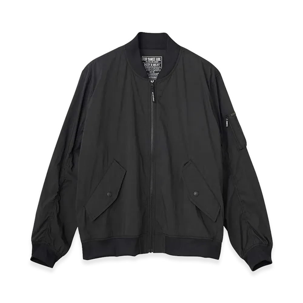 HYSTERIC GLAMOUR Hysteric Star MA-1 Jacket "Black"