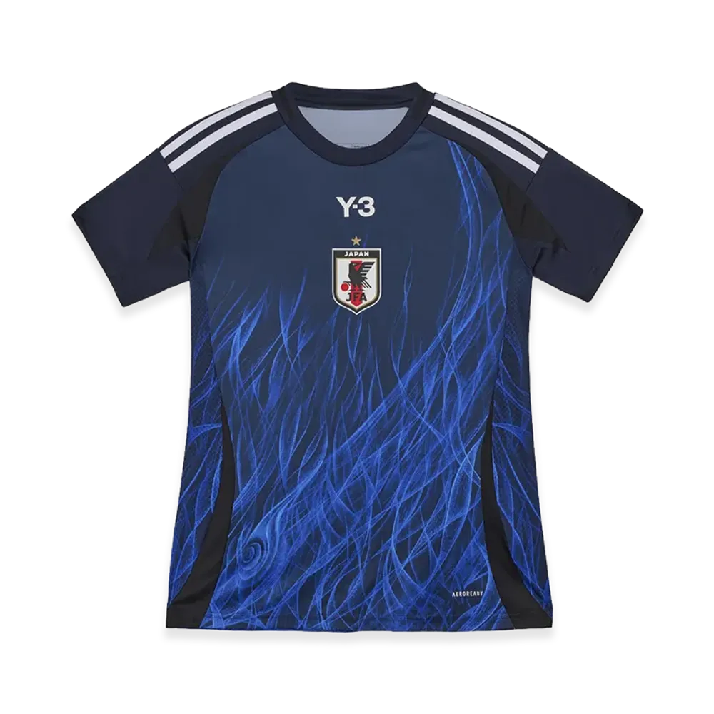 adidas Y-3 Women's Japan National Football Team 2024 Home Replica Jersey "Blue"