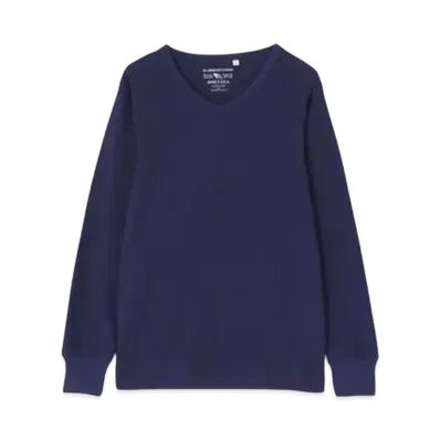 AVIREX Daily Wear Thermal L/S T-Shirt "Navy V"