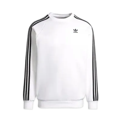 adidas Adicolor Classics 3 Stripe Crewsweat "White"