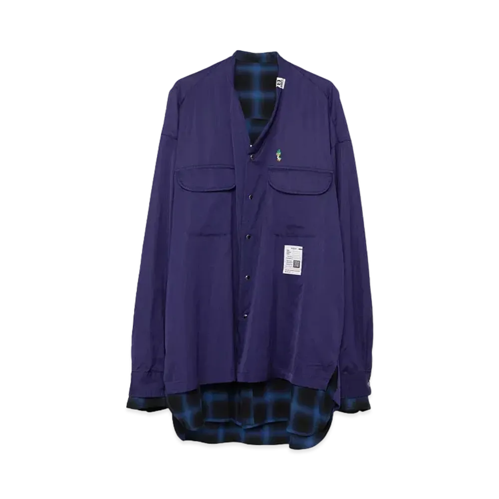 Maison MIHARA YASUHIRO Reversible Long Sleeve Shirt "Blue"