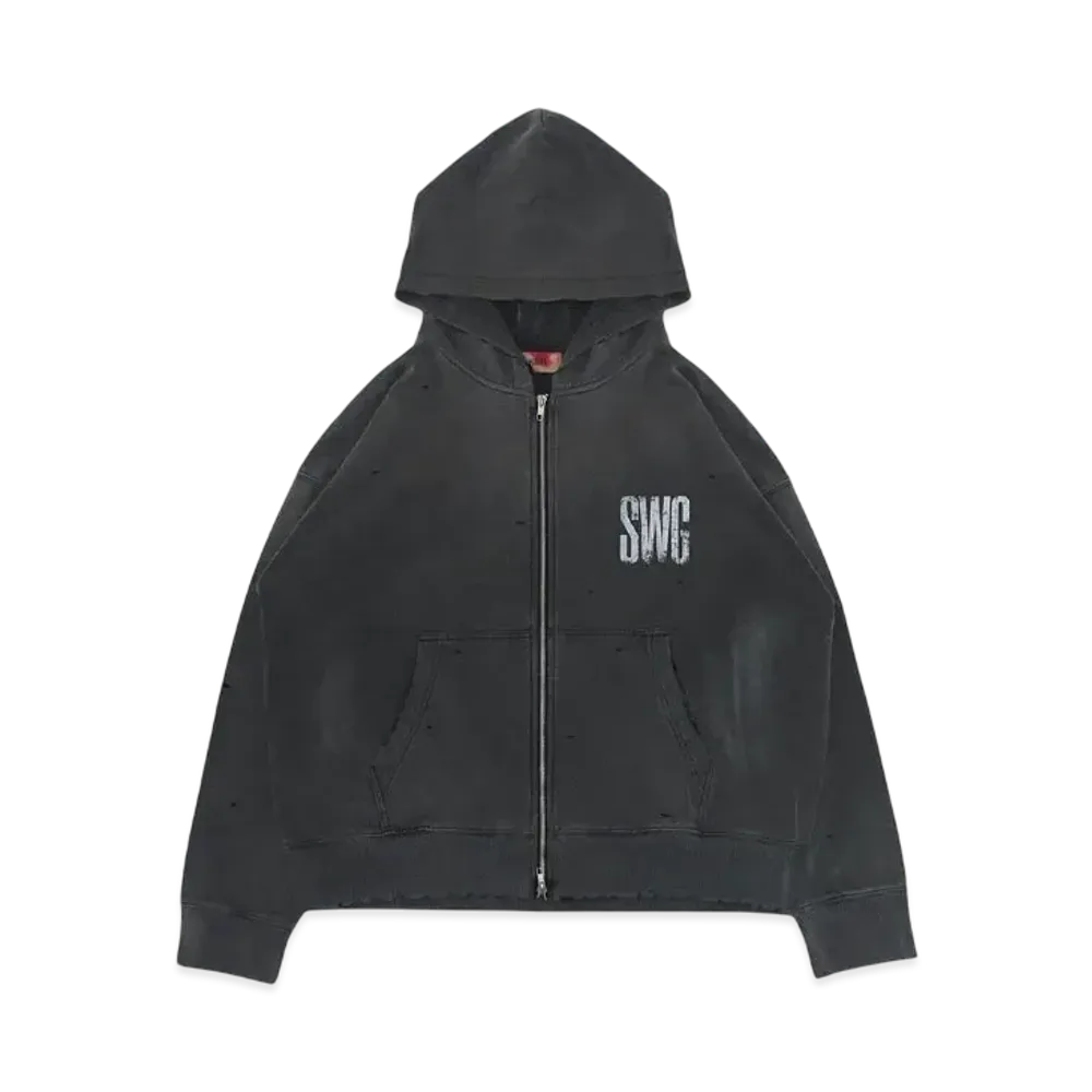 SWAGGER SWG VINTAGE HOODIE "BLACK"