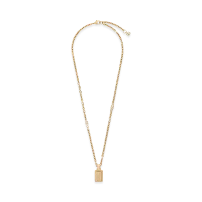 DOLCE&GABBANA Necklace With Dolce&Gabbana Logo Plate "Gold"
