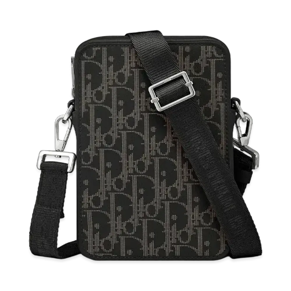 Dior World Tour Messenger Pouch Dior Oblique Galaxy Leather "Beige"