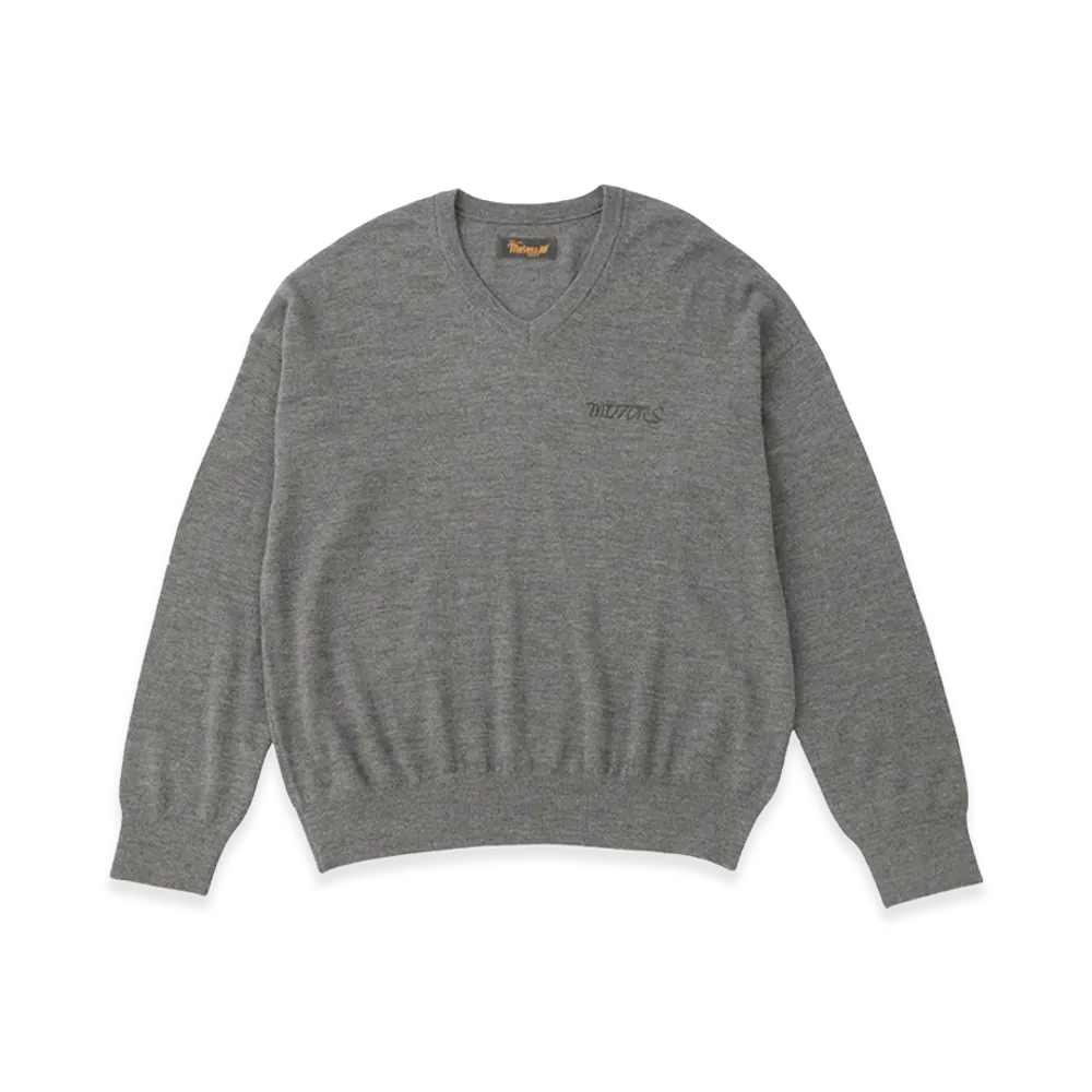 visvim Selmer V-Neck Knit "Grey"