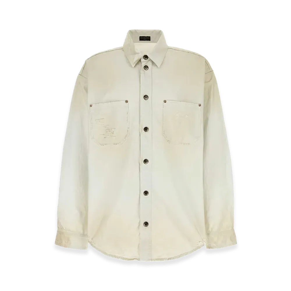 BALENCIAGA Sand Poplin Shirt "Beige"