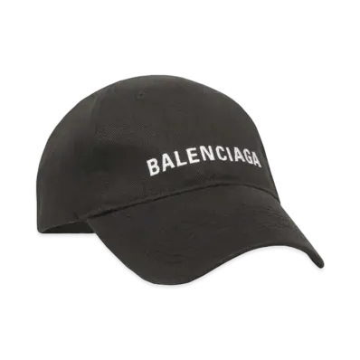 BALENCIAGA Logo Cap "Black"