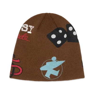 Stussy Mixed Logo Skullcap "Coffee"