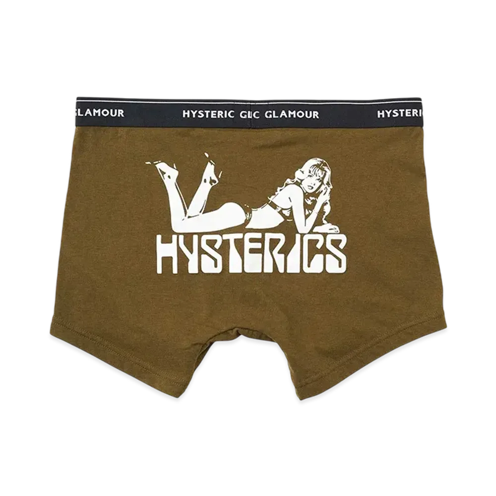 HYSTERIC GLAMOUR Hysteric Woman Scorpion Boxer Briefs "Khaki"
