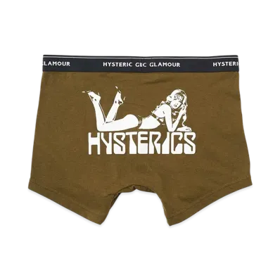 HYSTERIC GLAMOUR Hysteric Woman Scorpion Boxer Briefs "Khaki"