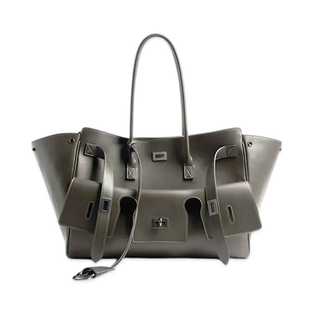 BALENCIAGA Bel Air Carry All Bag Medium "Khaki"