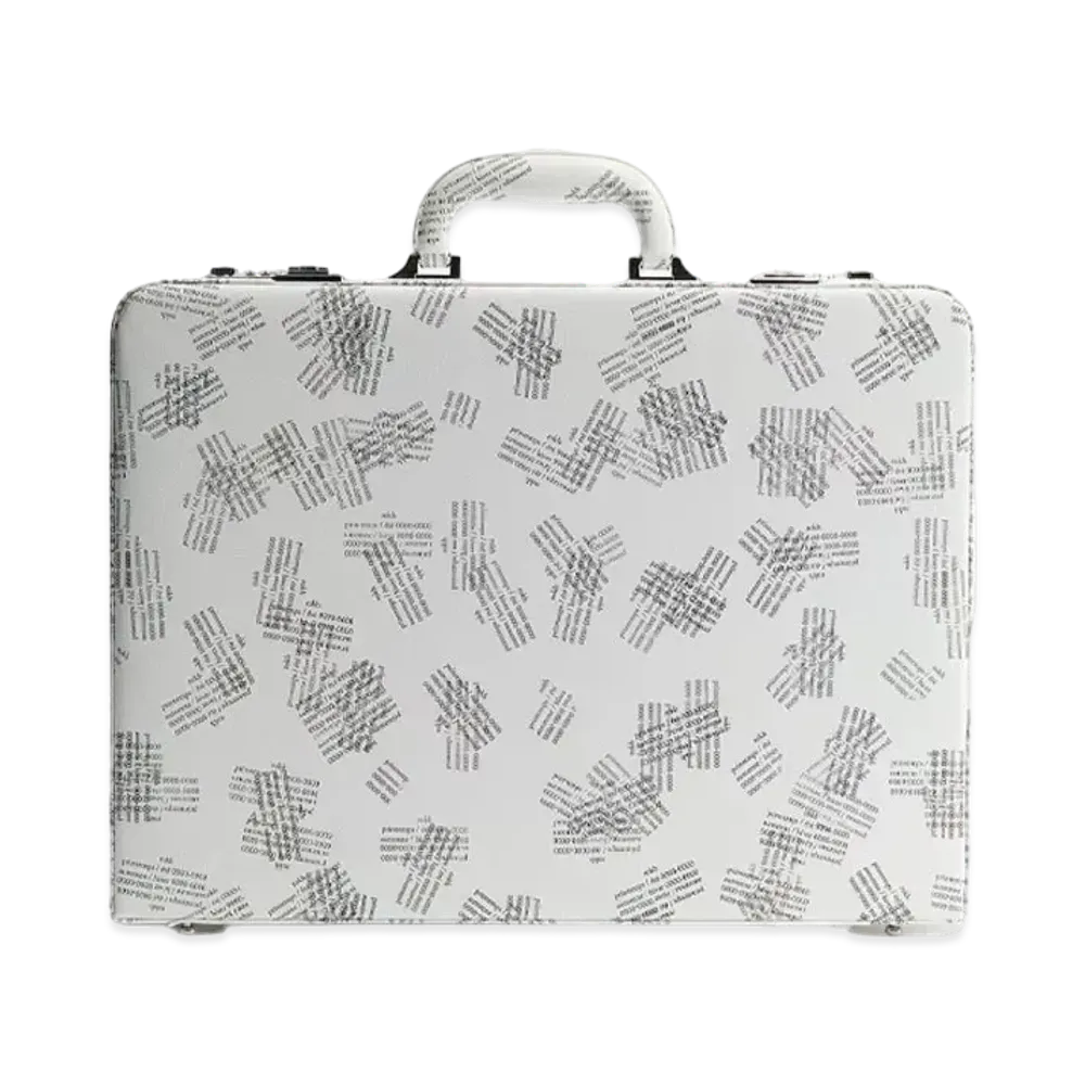 rokh x H&M Printed Briefcase "White/Pattern"