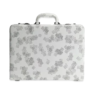 rokh x H&M Printed Briefcase "White/Pattern"