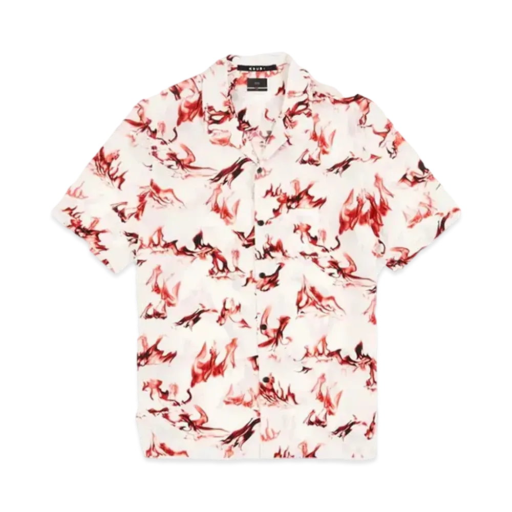 KSUBI Burnt Resort SS Shirt White "White"