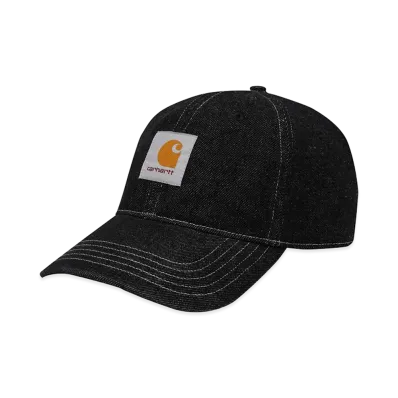 Carhartt WIP Edgar Cap "Black(Rinsed)"
