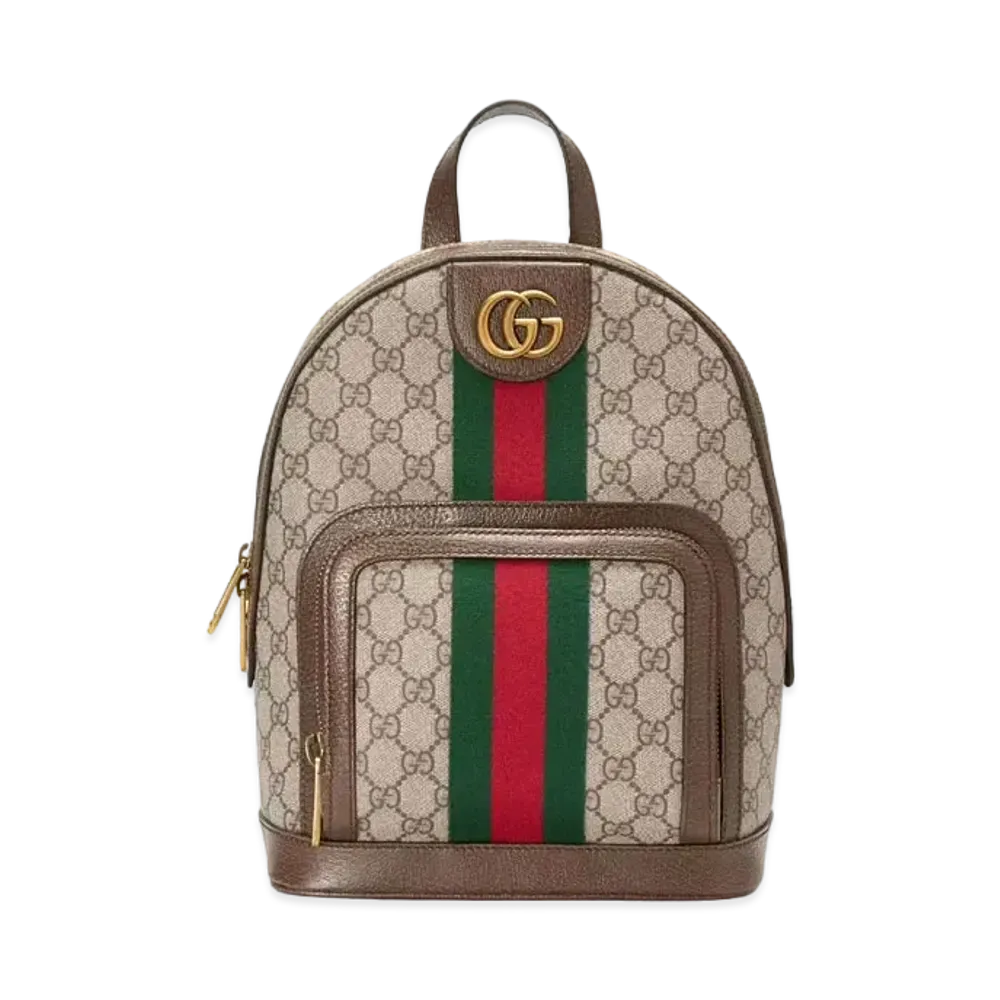 GUCCI Ophidia GG Supreme Backpack "Beige/Ebony/Brown"