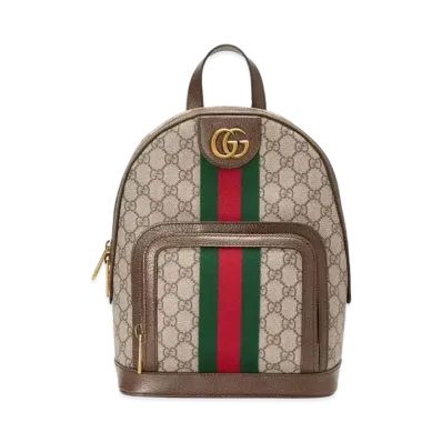 GUCCI Ophidia GG Supreme Backpack "Beige/Ebony/Brown"
