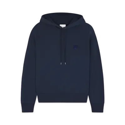 Maison Kitsune Bold Foxhead Patch Oversized Hoodie "Deep navy"
