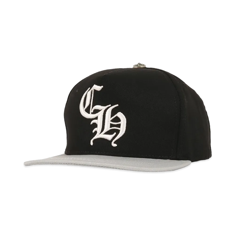 Chrome Hearts CH Logo Embroidered 2-Tone Baseball Cap "Black/Gray"