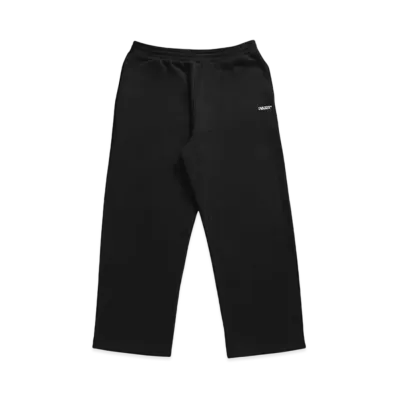 SWAGGER WIDE SWEAT PANTS "BLACK"