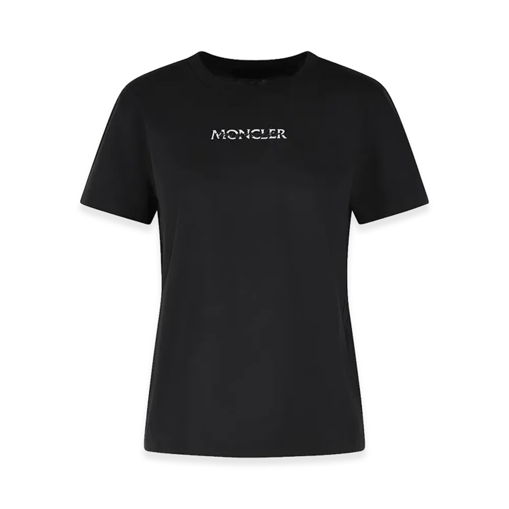 MONCLER Women's Cotton T-Shirt "Black"