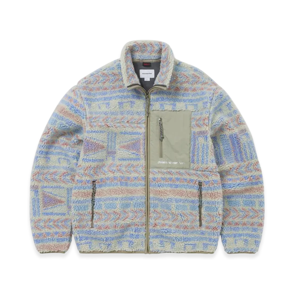 thisisneverthat SP Sherpa Fleece Jacket "Stone"