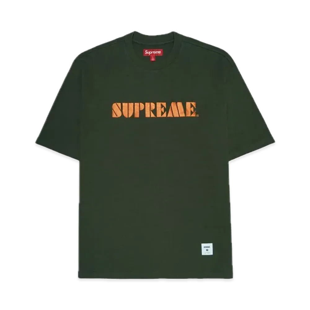 Supreme Stencil Embroidered S/S Top "Green"