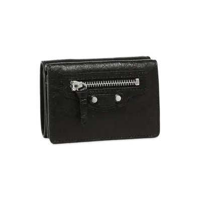 BALENCIAGA Classic Wallet Leather "Black"