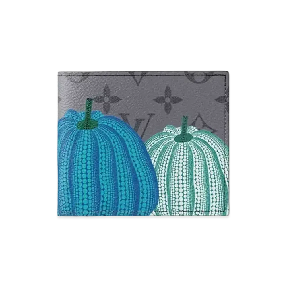 Louis Vuitton x Yayoi Kusama Marco Wallet Monogram Eclipse Reverse Pumpkin