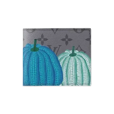 Louis Vuitton x Yayoi Kusama Marco Wallet Monogram Eclipse Reverse Pumpkin