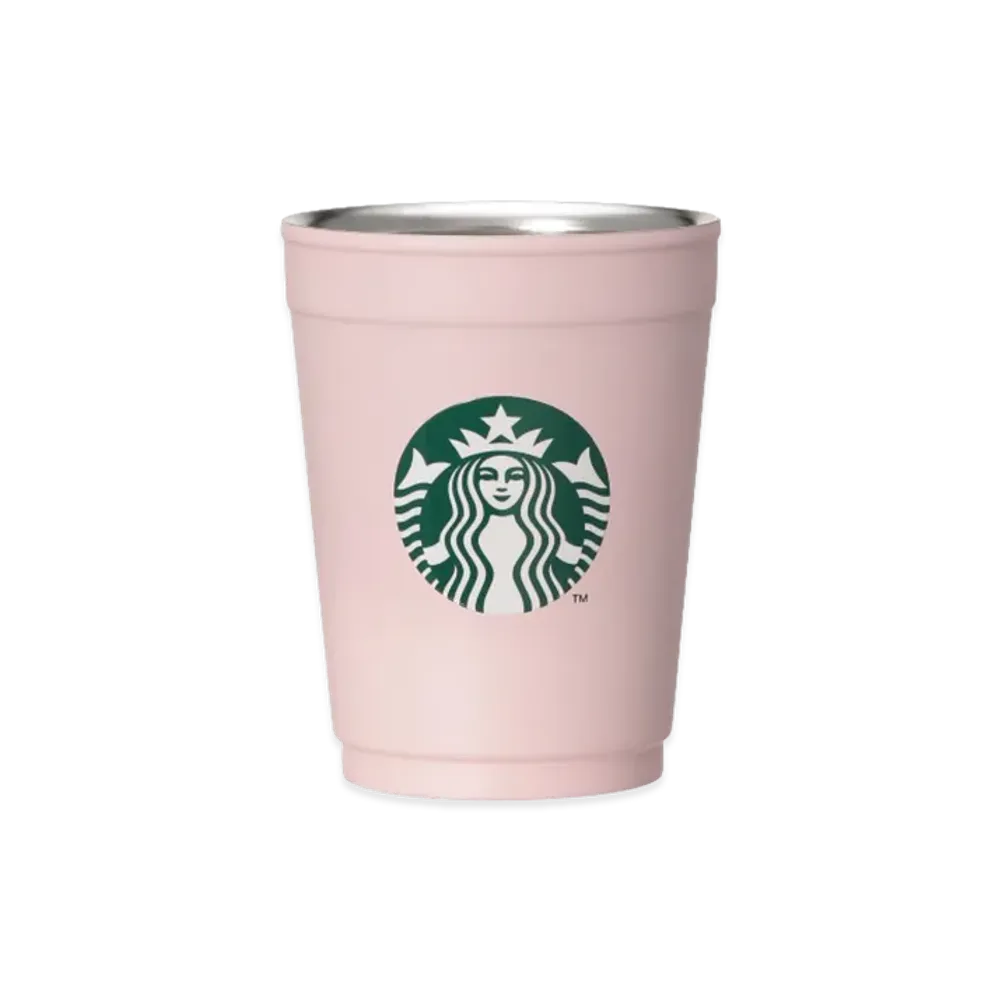 STARBUCKS SAKURA 2026 2-Way Stainless Cup/Holder Matte 355ml "Pink"