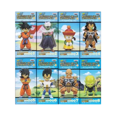Banpresto Assembly Dragon Ball Kai World Collectable Figure Vol.1 Super Decisive Battle Of The World Division Special Color Ver. Complete 8 Piece Set