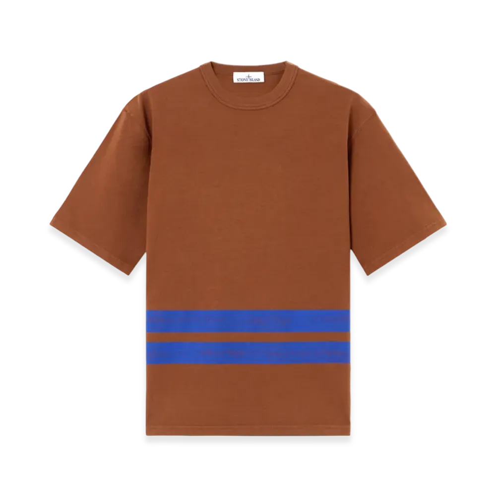 Stone Island 2100003 Combed Organic Cotton Jerseystone Island Marina "Tobacco"