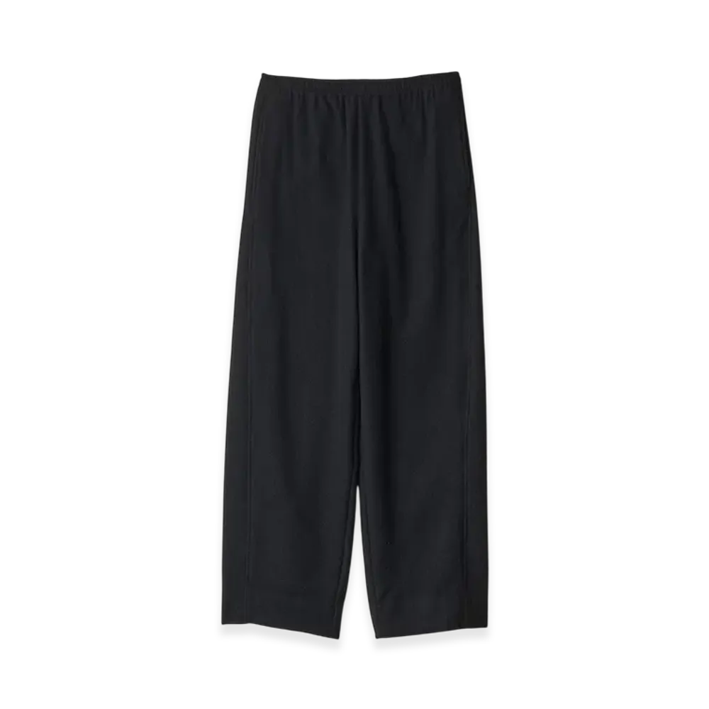 ssstein Wool/Cashmere Fleece Easy Twist Trousers "Black"