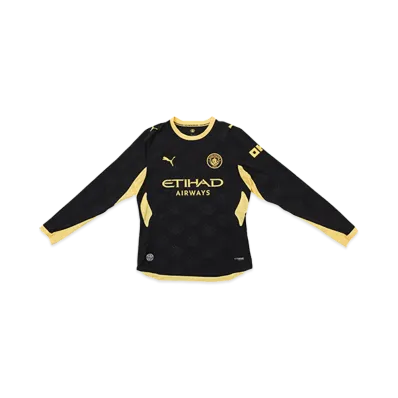 PUMA 26-27 Manchester City Away Authentic L/S Jersey "Puma Black"