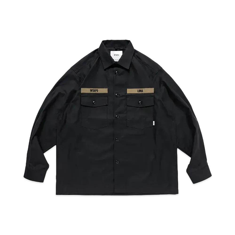 WTAPS CBW / LS / Cotton Satin "Black"