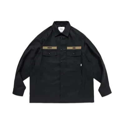 WTAPS CBW / LS / Cotton Satin "Black"