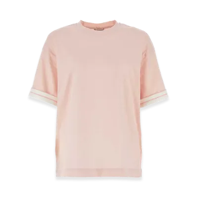 Burberry Women's Cotton Oversize T-Shirt "Pink"