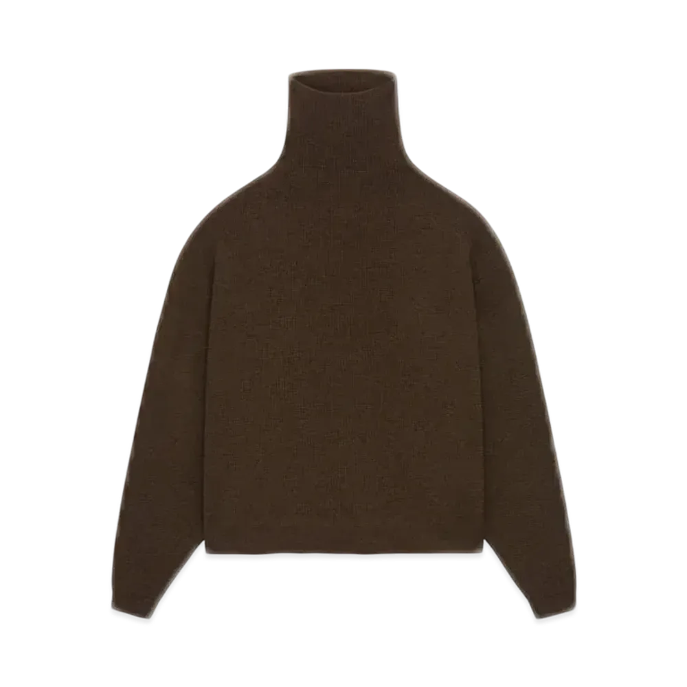 FEAR OF GOD Essentials Waffle Turtleneck "Brown"