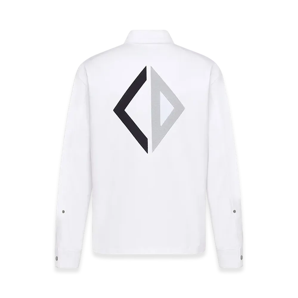 Dior CD Diamond Overshirt Blend Twill "White"