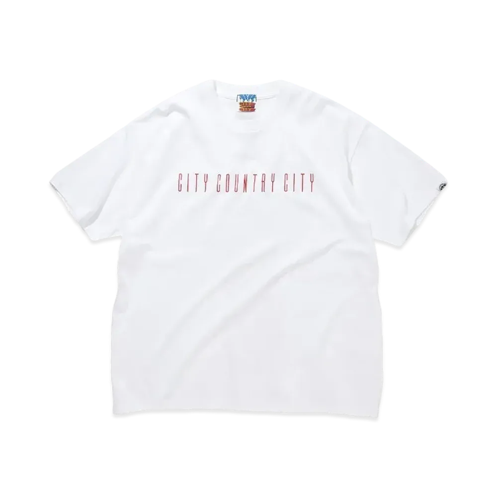 CITY COUNTRY CITY COTTON T-SHIRT DANCE "WHITE"