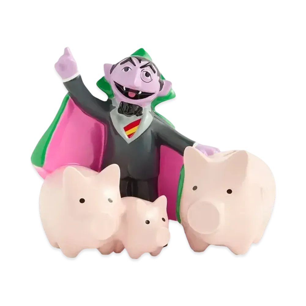 Kith x Sesame Street Count Von Count Piggy Bank "Multi"