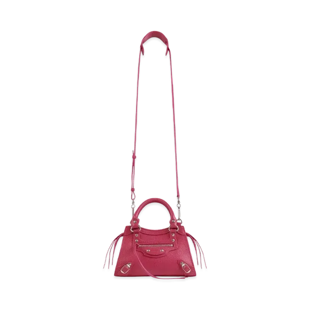 BALENCIAGA Women's Neo Classic Mini Top Handle Bag "Pink"